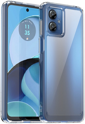 Cover Alive Back Cover for MOTOROLA G14(Transparent, Shock Proof, Pack of: 1)
