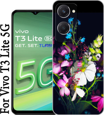 kudia Back Cover for Vivo T3 Lite 5G, V2356, Vivo T3 Lite(Multicolor, Silicon, Pack of: 1)