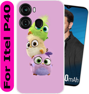 Tokito Back Cover for Itel P40(Transparent, Flexible, Silicon, Pack of: 1)