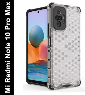 Wellpoint Back Cover for Mi Redmi Note 10 Pro Max(Transparent, Grip Case, Pack of: 1)