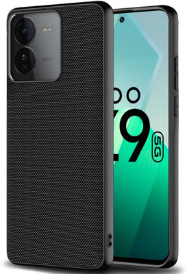 COVERHEAD Back Cover for Back Cover for Vivo_iqoo Z9 5G Anti burst Back Cover (Black, Dual Protection, Pack of: 1)(Black, Camera Bump Protector, Silicon, Pack of: 1)
