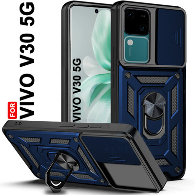 AESTMO Back Cover for Vivo V30 5G(Blue, Slider, Pack of: 1)