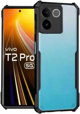 ISH COVER Front & Back Case for Vivo T2 Pro 5G - mo30(Black, Hard Case, Pack of: 1)