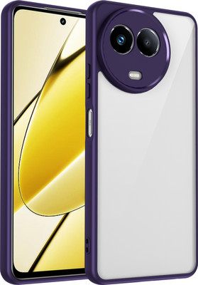 Cover Alive Back Cover for Realme 11x 5G(Purple, Transparent, Camera Bump Protector, Pack of: 1)