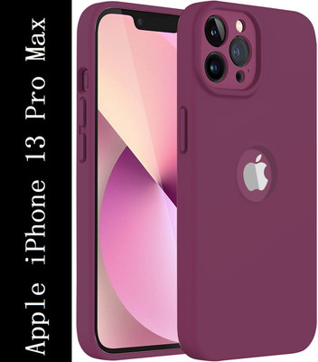 Flipkart SmartBuy Back Cover for Apple iPhone 13 Pro Max(Maroon, Camera Bump Protector, Silicon, Pack of: 1)