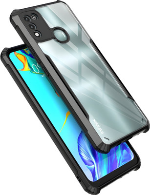 Chic Vibe Back Cover for Infinix Hot 10 Play(Black, Dual Protection, Pack of: 1)
