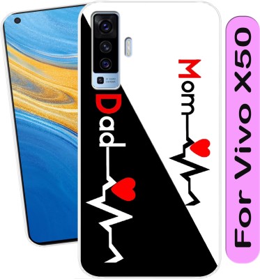 Coolcase Back Cover for Vivo X50(Transparent, Flexible, Silicon, Pack of: 1)