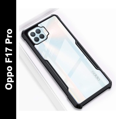 DeCorty Back Cover for Oppo F17 Pro(Transparent, Shock Proof, Pack of: 1)