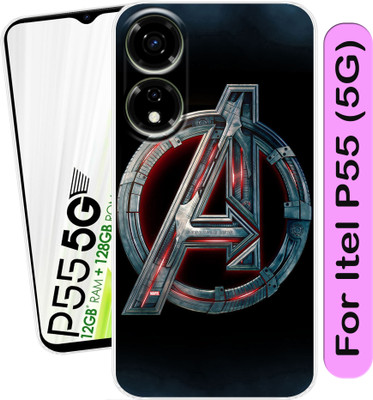 Hostprint Back Cover for Itel P55 5G(Transparent, Flexible, Silicon, Pack of: 1)