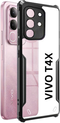 Fablue Back Cover for Vivo T4x 5G(Black, Shock Proof, Pack of: 1)