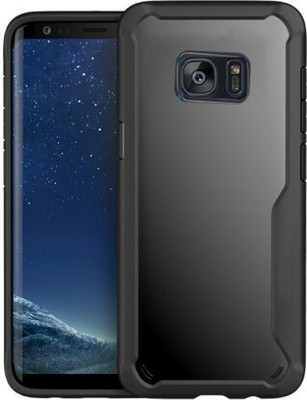 MatteSmoke Back Cover for Samsung Galaxy S7 Edge(Black, Camera Bump Protector, Pack of: 1)