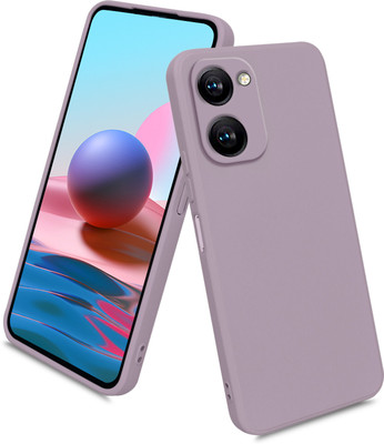 MobiLooks Back Cover for IQOO Z9 Lite 5G, Liquid Silicone Case inner Microfiber Cloth(Purple, Camera Bump Protector, Silicon, Pack of: 1)