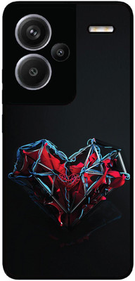 leeon Back Cover for Xiaomi Redmi NOTE 13 PRO PLUS 5G(Black, Dual Protection, Pack of: 1)