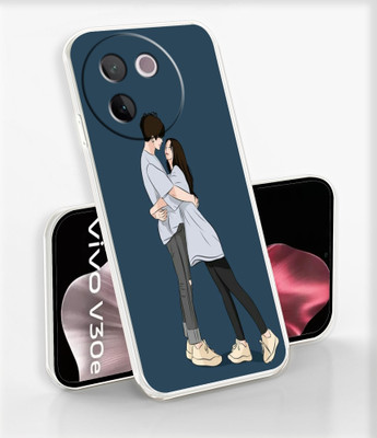 mobom Back Cover for Vivo V30e 5G(Multicolor, Dual Protection, Silicon, Pack of: 1)