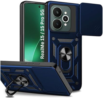 Fablue Back Cover for Realme 15 Pro(Blue, Rugged Armor, Pack of: 1)