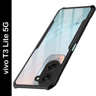 ADI Creations Back Cover for vivo T3 Lite 5G, iQOO Z9 Lite (5G), vivo Y18, vivo Y18e(Black, Camera Bump Protector, Pack of: 1)