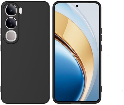 kursa hub Back Cover for Vivo Y300 5G-g59(Black, Camera Bump Protector, Silicon, Pack of: 1)