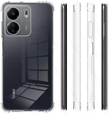 Caseline Back Cover for Poco C65, Redmi 13C 4G (BMTP)(Transparent, Grip Case, Pack of: 1)