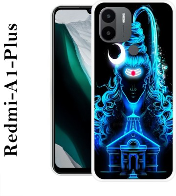SIMAWAT Back Cover for Mi Redmi A1 Plus(Blue, Black, Grip Case, Silicon, Pack of: 1)