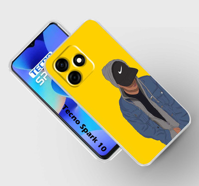 Retroart Back Cover for Tecno Spark 10(Multicolor, Silicon, Pack of: 1)