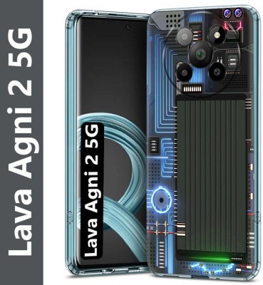 Fashionury Back Cover for Lava Agni 2 5G(Multicolor, Grip Case, Silicon, Pack of: 1)