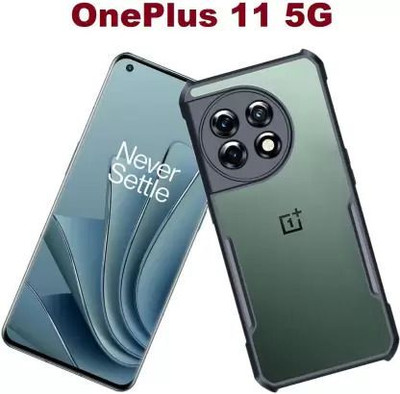 LIVCASE Back Cover for OnePlus 11 5G, OnePlus 11, 1+ 11 5G, (IP)(Black, Camera Bump Protector, Silicon, Pack of: 1)