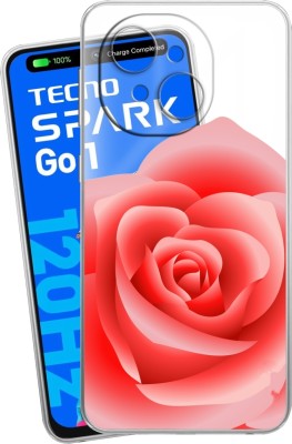 Selfless Back Cover for Tecno Spark Go 1(Transparent, Dual Protection, Silicon, Pack of: 1)