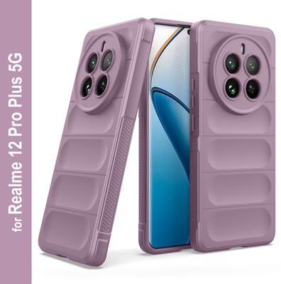 Zapcase Back Cover for Realme 12 Pro Plus 5G(Purple, 3D Case, Silicon, Pack of: 1)