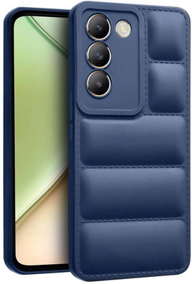 Micvir Back Cover for Vivo Y200e 5G, Vivo T3 5G(Blue, Camera Bump Protector, Pack of: 1)
