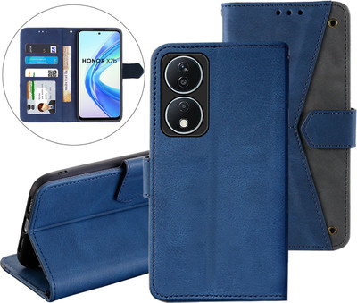 Autofocus Back Cover for Honor X7B, Honor X7B 5G(Blue, Magnetic Case, Pack of: 1)