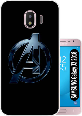Hostprint Back Cover for Samsung Galaxy J2 2018(Black, Blue, Flexible, Silicon, Pack of: 1)