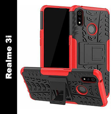 Wellchoice Back Cover for Realme 3i(Red, Shock Proof, Pack of: 1)