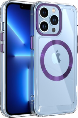 CaseMuse Back Cover for Apple Iphone 13 Pro(Purple, Shock Proof, Pack of: 1)