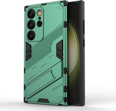 Mobile Mart Back Cover for Samsung Galaxy S24 Ultra 5G(Green, Camera Bump Protector, Pack of: 1)