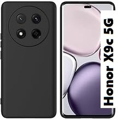 CASEHUNT Back Cover for Honor X9C 5G [CA](Black, Grip Case, Silicon, Pack of: 1)