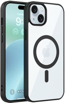 AIBEX Back Cover for Apple iPhone 15 Plus(Black, Magsafe, Pack of: 1)
