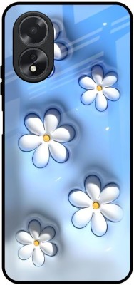 QRIOH Back Cover for Oppo A18(Blue, Grip Case, Pack of: 1)