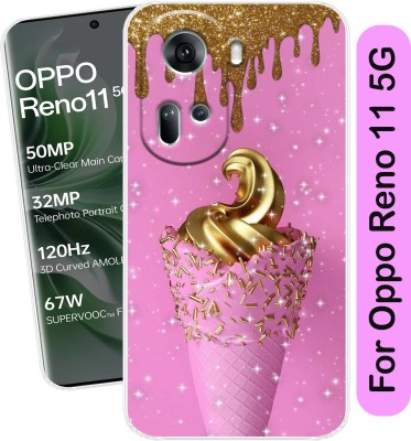 Hostprint Back Cover for Oppo Reno 11 5G(Multicolor, Grip Case, Silicon, Pack of: 1)