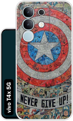 Case Club Back Cover for vivo T4X 5G(Red, Grip Case, Silicon, Pack of: 1)