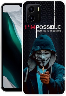 PHONE WALEY.COM Back Cover for VIVO Y15s ,V2125, ANONYMOUS BLADE, JOKER, HACKER, V FOR VANDATA(Black, Flexible, Silicon, Pack of: 1)