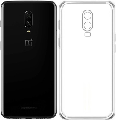 rahul Back Cover for OnePlus 6T(Transparent, Camera Bump Protector, Silicon, Pack of: 1)