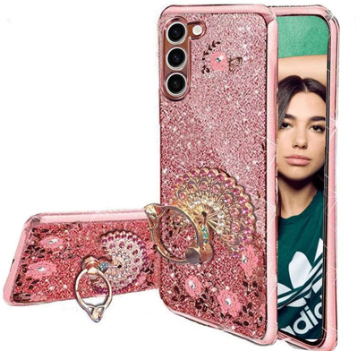 KC Back Cover for Samsung Galaxy S23 5G(Pink, Cases with Holder, Silicon, Pack of: 1)