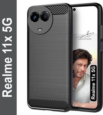 Flipkart SmartBuy Back Cover for Realme 11x 5G(Black, Shock Proof, Pack of: 1)