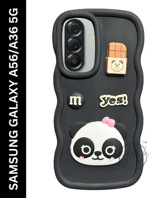 Hive Back Cover for Samsung A56 5G, Samsung A36 5G(Black, Grip Case, Silicon, Pack of: 1)