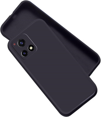 ZAMN Back Cover for VIVO Y72 5G(Black, Silicon, Pack of: 1)