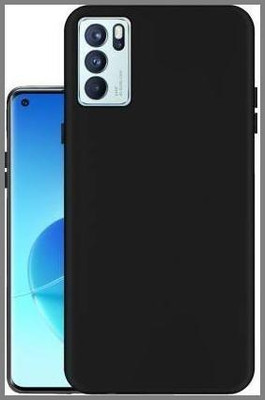 vizo Back Cover for OPPO Reno6 Pro 5G(Black, Shock Proof, Pack of: 1)