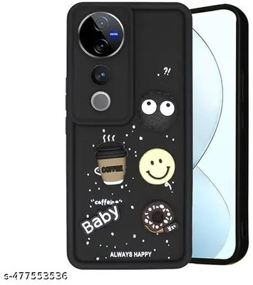 Seetu Back Cover for Vivo V40 / V40 Pro / T3 Ultra 5G(Black)
