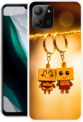 DUGGA Back Cover for Infinix Hot 11 2022, X675, KEY, CHAIN, COUPLE, LOVE(Gold, Flexible, Silicon, Pack of: 1)