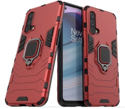 Glaslux Back Cover for OnePlus Nord CE 5G(Red, Ring Case, Pack of: 1)