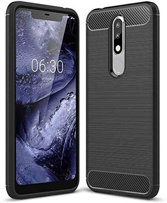 INSTYLE Back Cover for Nokia 5.1 Plus(Black)
